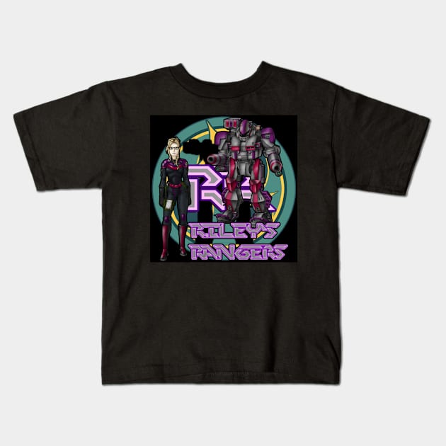 Riley's Rangers Kids T-Shirt by Oswald's Oddities